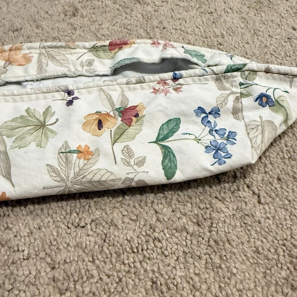 Longaberger Botanic Fields Floral Basket Fabric Liner Cottagecore Country 90s